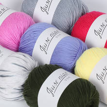 1PC Milk Cotton Wool Yarn 50g Chunky Colorful Hand Knitting Baby Milk Cotton Crochet Knitwear Wool Cotton Yarn Sewing Fabric 2024 - buy cheap
