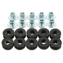 10Pcs Motorcycle Rubber Grommets Bolt Pressure Relief Cushion Kit Replacement Accessories for Honda Yamaha Suzuki Fairings 2024 - buy cheap