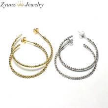 5 Pairs, Fashion Gold / Silver Color Geometric Women New Simple Stud Earrings For Female Jewelry 2024 - buy cheap