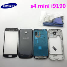 Запасные части для samsung galaxy s4 mini I9190 I9195 корпус полный комплект крышка чехол Аксессуары 2024 - купить недорого