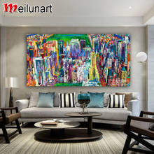 Abstract city landscape large diy 5d diamond painting full square round drill diamond embroidery sale home decoration AS0072 2024 - buy cheap