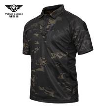 Tactics Camo T-shirts Summer Men Breathable Quick Dry Short Sleeve T shirt Outdoor Army Camping Hiking Training Military Tops 2024 - buy cheap