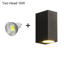 Lámpara de pared moderna para decoración del hogar, iluminación LED COB regulable de 5W, 10W, 85-265V para interiores con bombilla GU10, candelabro 2024 - compra barato