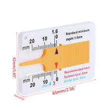 Инструмент для измерения глубины протектора шин для автомобиля, мотоцикла, прицепа, автофургона, колеса, инструмент для технического обслуживания, инструменты для ремонта шин 2024 - купить недорого