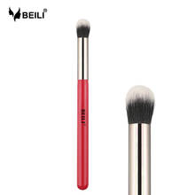 BEILI-brocha de maquillaje profesional de ojo, 1 pieza, Corrector de pelo sintético, acabado en polvo, rojo #142 2024 - compra barato