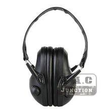 Emerson tiro proteção auditiva earmuffs esporte tático peltor 6s dobrável proteção fone de ouvido eletrônico com 4 * pilhas aaa 2024 - compre barato