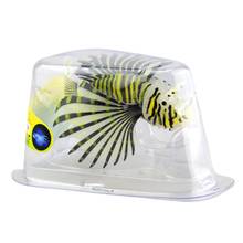 Аквариум силиконовый светящийся аквариум орнамент Декор поддельный Лев пруд рыбный бак Ландшафтный Декор плавающий искусственный 2024 - купить недорого