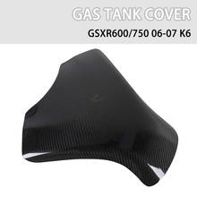 Motorcycle Black Carbon Fiber Fuel Gas Guard Tank Cover Protect For SUZUKI GSXR600 2006-2007 GSXR750 2006-2007 2024 - buy cheap