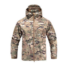 Men's  Camouflage jacket Softshell fishing jacket man waterproof  tactical  army jacket  hunting clothes 2024 - buy cheap