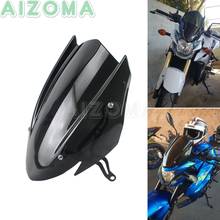 For Suzuki GSXR 750  GSX-S750  2017 2018 2019  Dark Smoke Motorcycle Front Windshield Wind Screen Deflector w/ CNC Bracket Kit 2024 - buy cheap