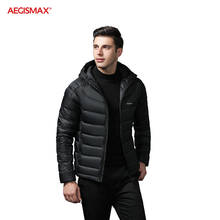 AEGISMAX Men Ultra-Light 95% White Goose Down 800FP Down Outdoor Camping Keep Warm Hooded Down Jacket 2024 - buy cheap