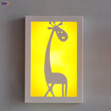 Lovely Giraffe Acrylic LED Wall Lamp Modern Fashion Bedside Sconce Fixtures For Kids Room Bedroom Wall Lights Lampara De Pared 2024 - buy cheap