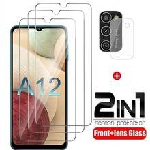 2-in-1 For Samsung Galaxy A12 Glass For Samsung A12 Tempered Glass For Samsung A51 A71 A31 A30 A50 S M21 M31 A11 A12 Lens Glass 2024 - buy cheap