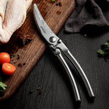 XINZUO 265mm Kitchen Scissors 4Cr14N Stainless Steel Kitchen Gadget Shear New Multifunctional Cut Poultry Chicken Bone Fish Duck 2024 - buy cheap