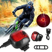 XANES-miniluz LED trasera para bicicleta, 5 modos, resistente al agua IPX6, carga rápida por USB, luz de advertencia de 180 ° 2024 - compra barato
