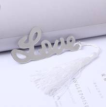 50 PCS Carta de Amor Bookmark Favores Do Casamento e Presentes Para Visitantes Sorteio de Aniversário Baby Shower Batizado Lembranças Graduação 2024 - compre barato