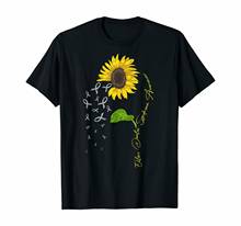 Ehlers Danlos Syndrome Awareness Ribbon Sunflower Gift T-Shirt 2024 - buy cheap