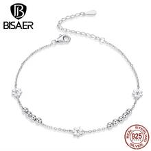 Daisy Bracelets BISAER 925 Sterling Silver Flower Women Chain Bracelets For Women Sterling  Silver Jewelry ECB146 2024 - buy cheap