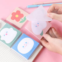 Rainbow Sticky Notes Kawaii Stickers Cute Memo Pad student Memo Sheets Kawaii Stationery Novelty cartoon Planner Stickers 2024 - buy cheap