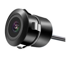 Câmera de visão traseira 18mm buraco hd visão noturna à prova dwaterproof água 170 graus wide angle ccd com linha estacionamento acessórios do carro 2024 - compre barato