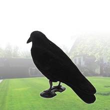 Tree PE Crow Decoy Hunting Decoy Black Realistic Garden Fake Bird Hunting Creative Trap Scarecrow Outdoors Target 2024 - buy cheap