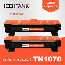 ICEHTANK 2PCS Compatível cartucho de toner TN 1070 MFC-1810 HL-1110 tn1070 para Brother 1111 1112 1210 1815 1816 Impressora de DCP-1510 2024 - compre barato