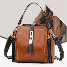 Повседневная сумка-мессенджер, Брендовая женская сумка через плечо, женская модная кожаная сумка с прострочкой 2024 - купить недорого