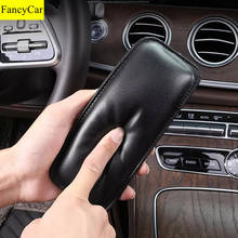 Rodillera de cuero para Interior de coche, cojín elástico cómodo de espuma viscoelástica, accesorios universales de soporte para muslos, 18x8,2 CM 2024 - compra barato