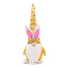 Boneco decorativo coelho da páscoa gnome, boneco decorativo coelho da páscoa decorativo para festa de crianças 2021 2024 - compre barato