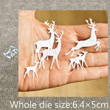 XLDesign Craft Metal Cutting Dies cut dies 3pcs deer fawn decoration scrapbook Album Paper Card Craft Embossing die cuts 2024 - buy cheap