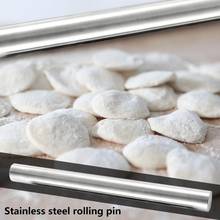 Non-stick Durable Flour Dough Rolling Pin Stainless Steel Corrosion-resistant Household Non-stick Pastry Kitchen Baking Gadget 2024 - buy cheap