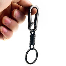 1 PCS Car key ring simple strong carabiner shape key ring waist pendant climbing hook key chain ring gift car interior 2024 - buy cheap