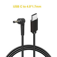 USB C Type C PD to 4.0 X 1.7mm Laptop Charging Cable Cord Dc Power Adapter Plug Connector for Xiaomi RedmiBook 14 for Lenovo 2024 - buy cheap