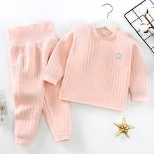 Baby Autumn Winter Warm Clothes Sets Newbown Toddler 100% Cotton Pullover Top+High Waist Pants 2Pcs Suits Girls Boys Clothing 2024 - buy cheap