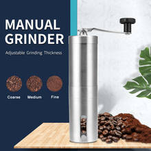Belr-HousewareManual Ceramic Coffee Grinder Stainless Steel Adjustable Coffee Bean Mill Electric Beater Clean Kitchen Tools 2024 - buy cheap