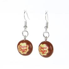 Pendiente de gota de resina multicolor de caramelo divertido, pendientes con personalidad, pendientes con forma de comida, regalo de joyería, 1 par 2024 - compra barato