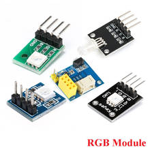 RGB LED Sensor Module ESP8266 ESP01 ESP-01 WS2812 5050 SMD 3 Color LED Board Module for Arduino KY-016 KY-009 Electronic DIY Kit 2024 - buy cheap