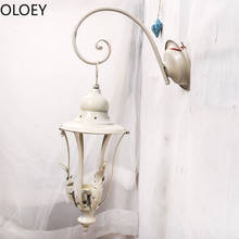 Candelabro de hierro Retro para decoración de patio antiguo, farol colgante de pared, candelabro tradicional de Navidad, gran oferta 2024 - compra barato