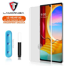 3D UV Tempered Glass For LG V30 V40 V50 ThinQ G9 G7 G8 Plus UV Full Glue Liquid Screen Protector For LG Velvet 5G VEVELET Wing 2024 - buy cheap