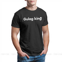 COD Black Ops Cold War Gulag King  Warzone Classic T Shirt for Men Anime Crewneck Cotton New Tops Tshirt 2024 - buy cheap