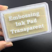 Embossing Ink Pad Transparent Stamp Inkpad for DIY Planner Scrapbook Card Making D2TD 2024 - buy cheap