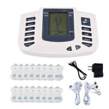 Estimulador muscular eléctrico Tens, máquina de terapia de acupuntura pulsada, electroestimulador masajeador de masaje corporal, 4/8/12 piezas 2024 - compra barato
