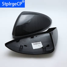 for Volkswagen VW Lamando golf 7 MK7 GTI GTD 2014-2018 car styling Replacement Side Wing Mirror Covers Caps (Carbon Pattern) 2024 - buy cheap