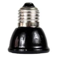 Mini bombilla de calefacción de cerámica infrarroja, lámpara de globo elevador para reptiles de animales, color negro y negro, 100W, E27 2024 - compra barato