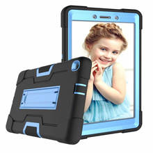 Funda de silicona para tableta Samsung Galaxy Tab A, carcasa de cuerpo completo con soporte híbrido, A prueba de golpes y SM-T290, para niños, 8,0, 2019 2024 - compra barato