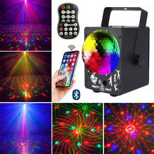 MP3 Led Disco Laser Light Projector Christmas Party Light Bluetooth Speaker Disco Ball RGB DJ Stage Lights Decorations for Home 2024 - buy cheap