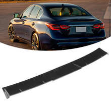 Spoiler de teto para janela traseira, acessório automotivo preto brilhante para estilo jdm mugen, estilo infiniti q50 2016-2018 2024 - compre barato