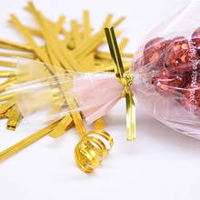 1 Pack (750-800pcs) Gift Bag Tie 8/10/12cm Foil Wire Cake Wrapping Twist Ties Wedding Birthday Party Favors Packing Supplies 2024 - buy cheap