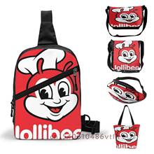 Jollibee-Bolso de pecho funcional para hombre y mujer, bolsa de calle, riñonera negra con cinturón, bandolera de hombro 2024 - compra barato