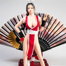 Eb084 1/6 женская одежда сексуальный костюм Budo Mai Shiranui сексуальный костюм для 12-дюймовых экшн-фигурок с большой грудью 2024 - купить недорого